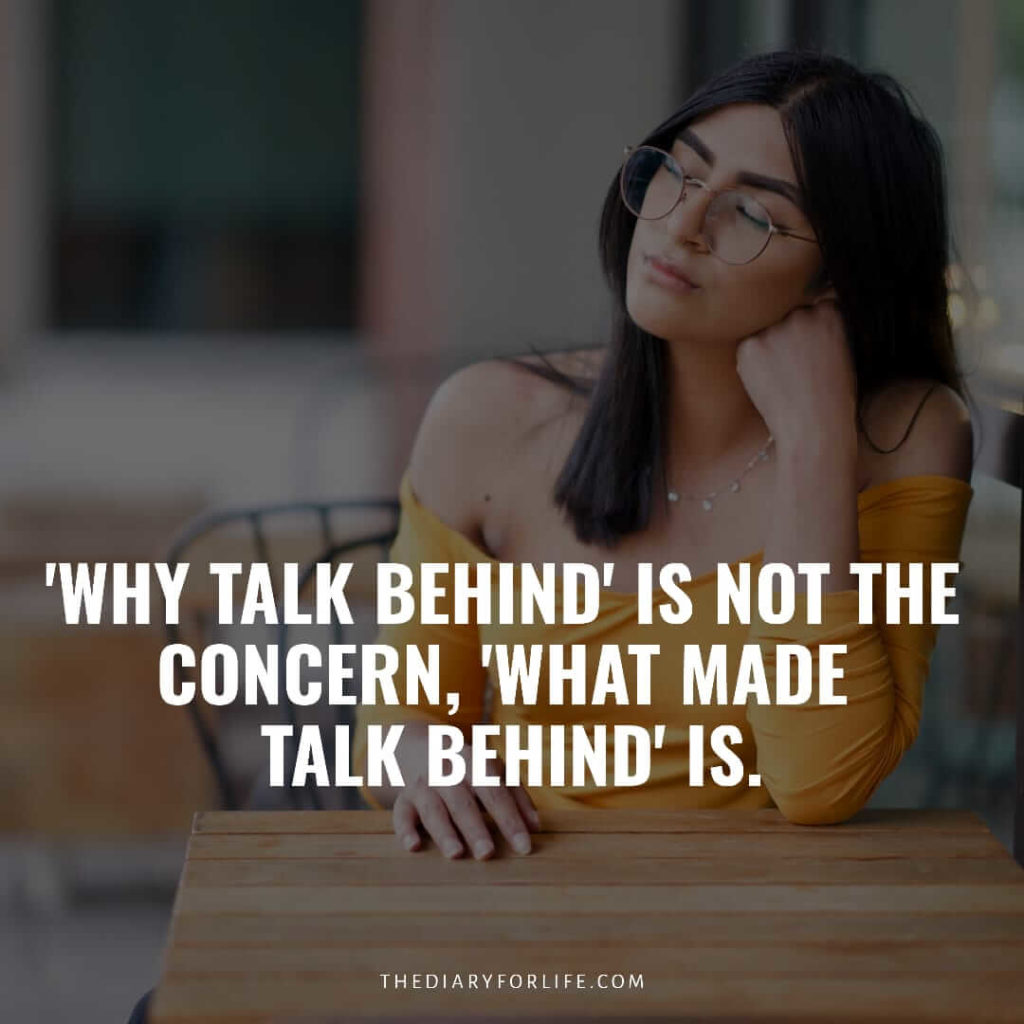 quotes about people talking about you behind your back