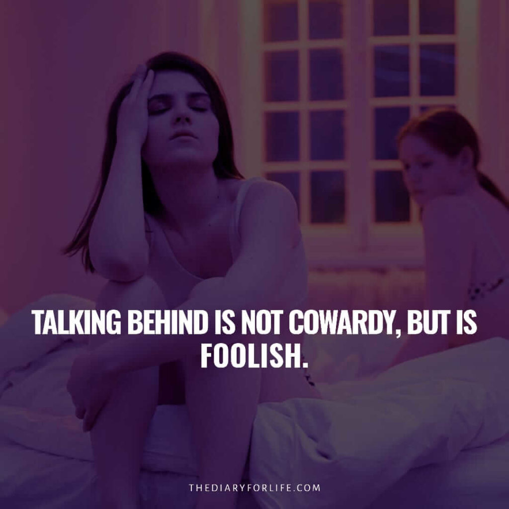 quotes about people talking about you behind your back