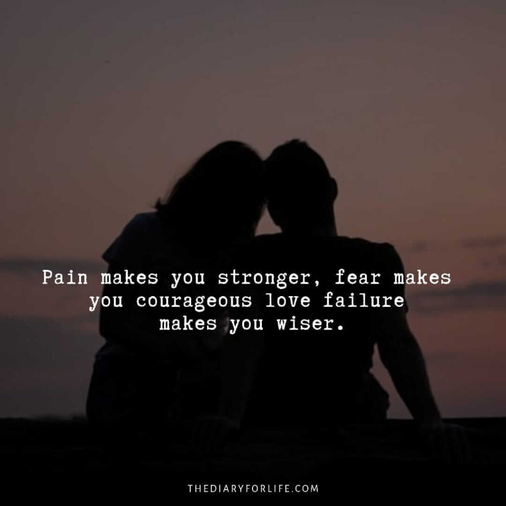 love failure quotes