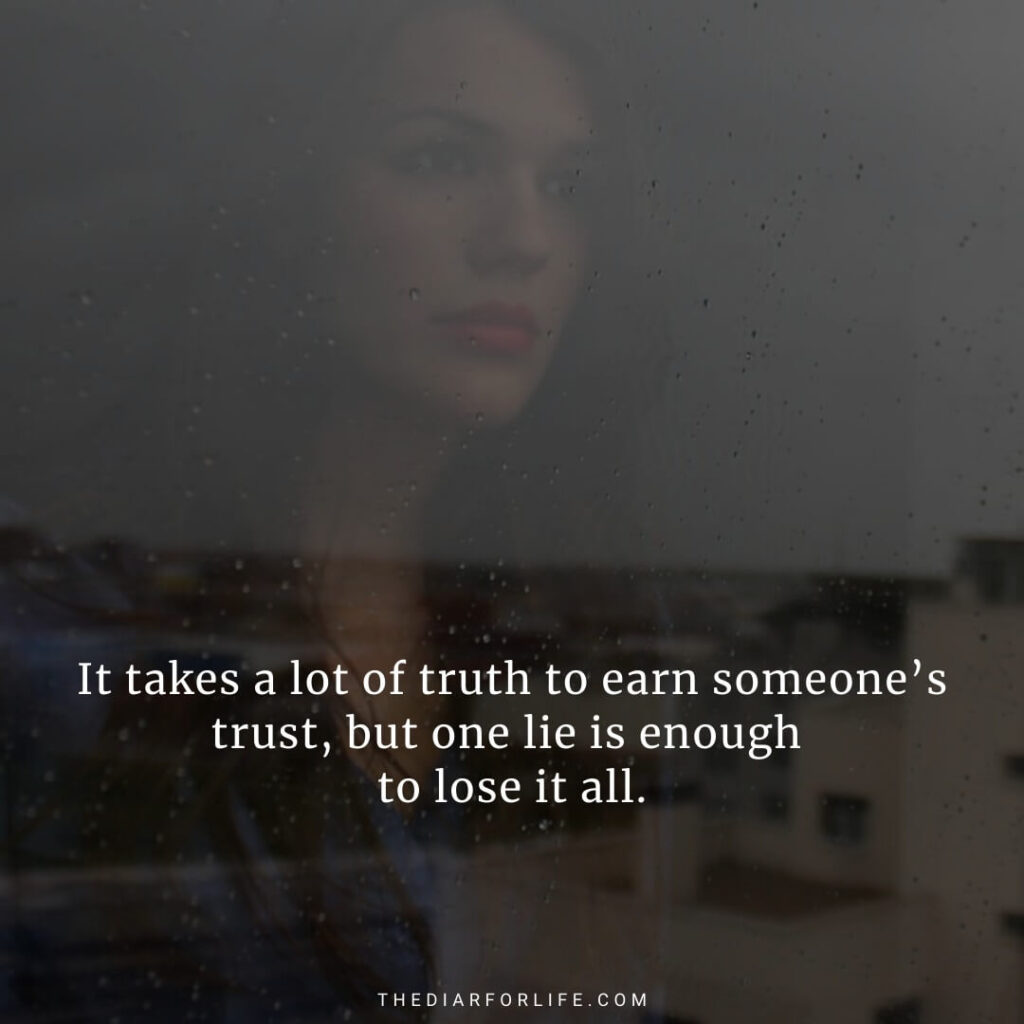 Quotes lies relationships 70+ Lying