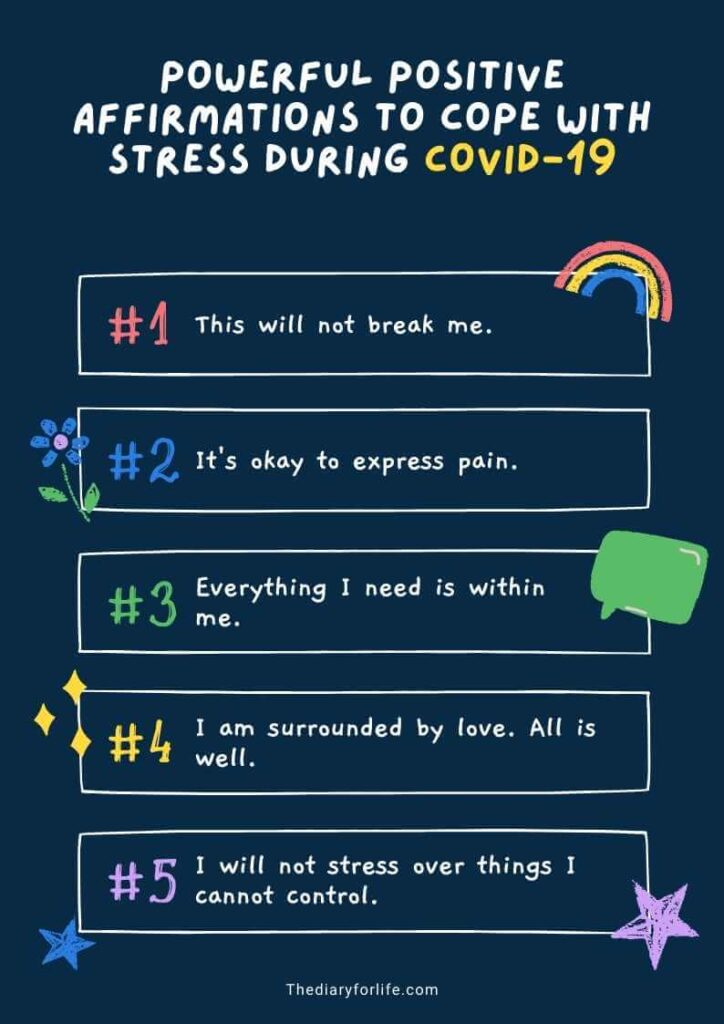 positive affirmations for covid 19stress