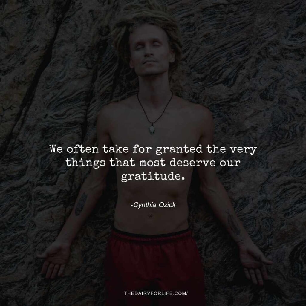 quotes about taking things for granted