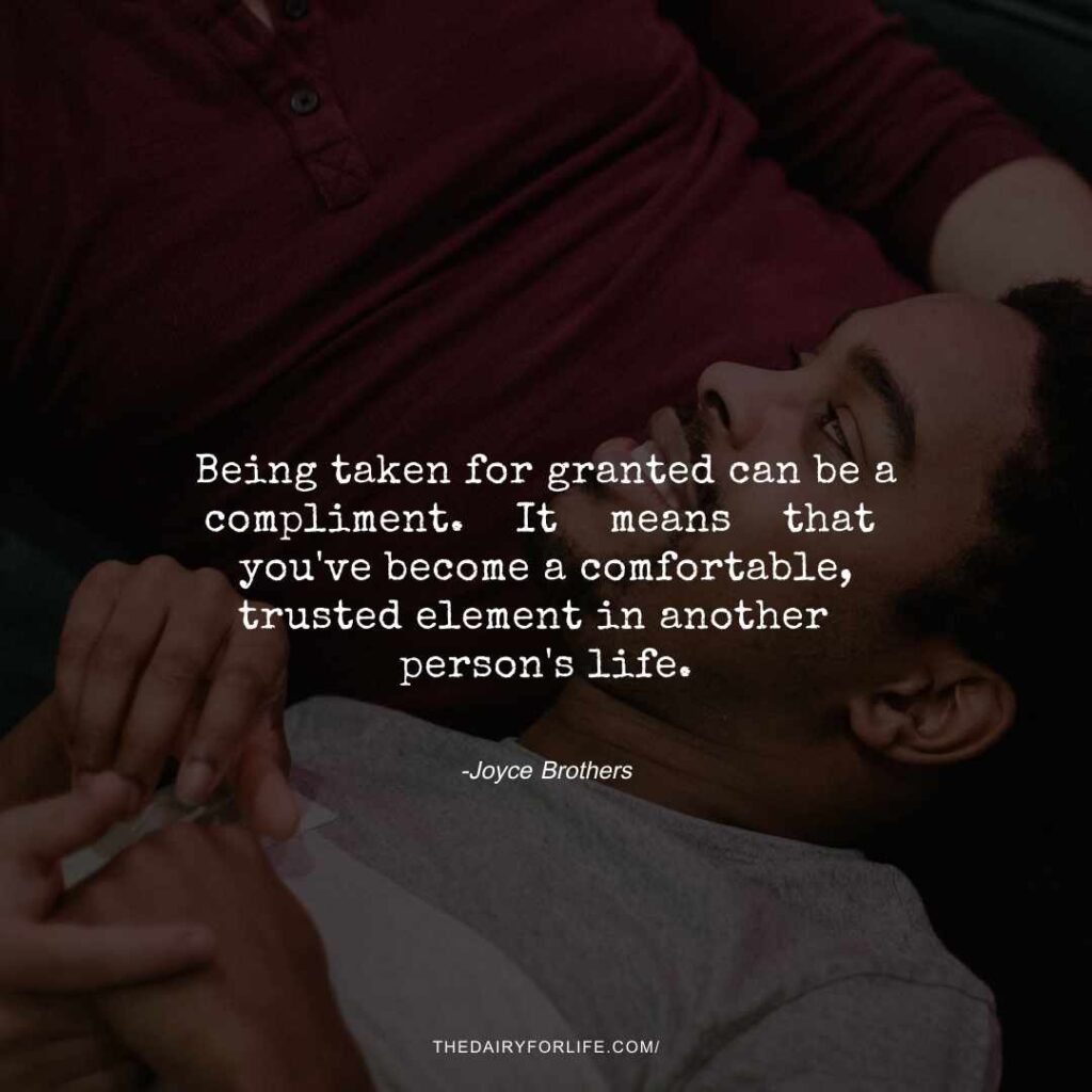 quotes about taking things for granted