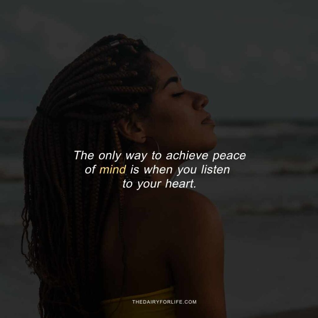 Quotations On Peace Of Mind