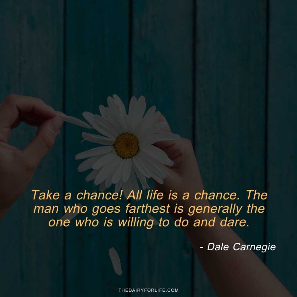 quotes about taking chances