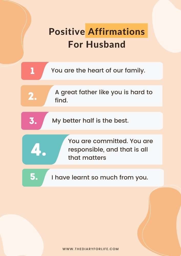 Positive Affirmations For Husband