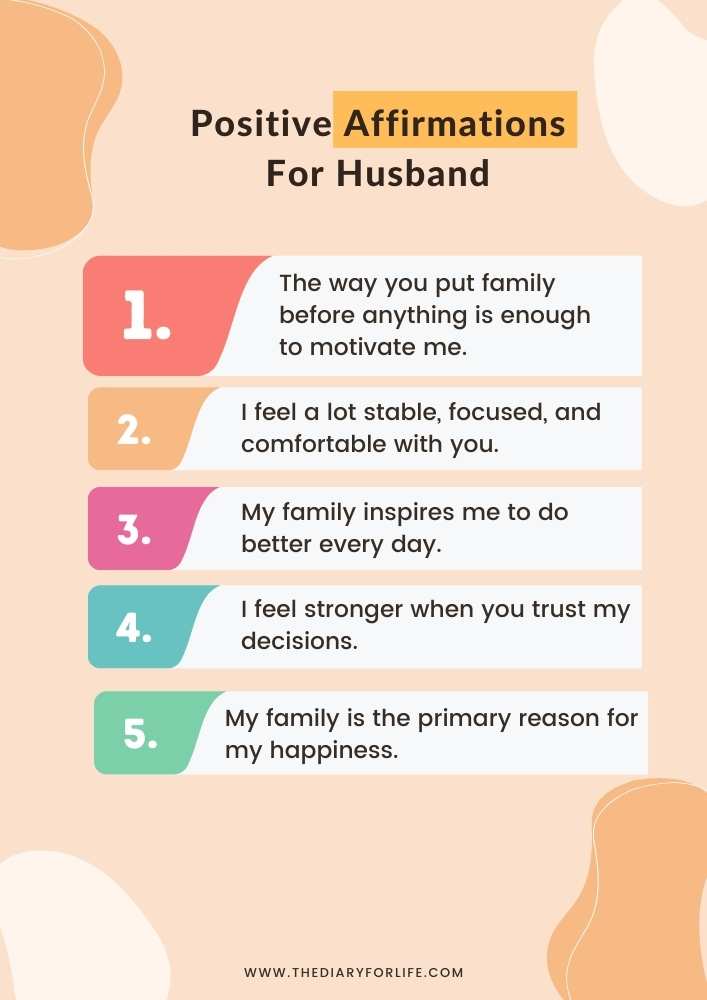 positive affirmations for husband