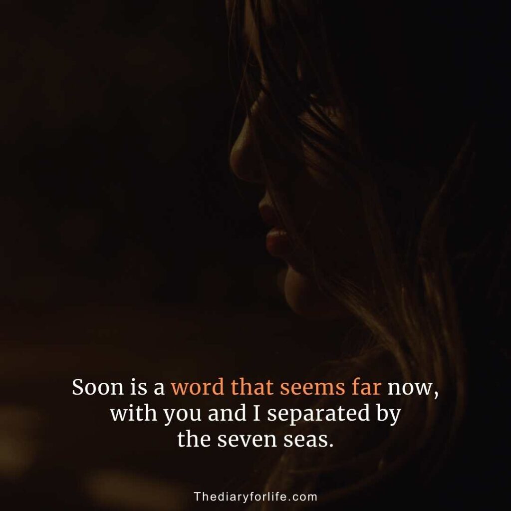 sad long distance relationship quotes