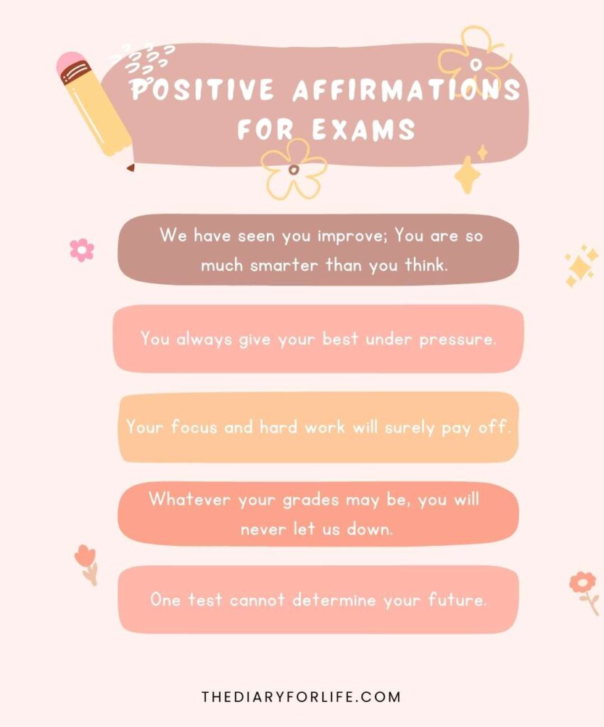 positive affirmations for exams