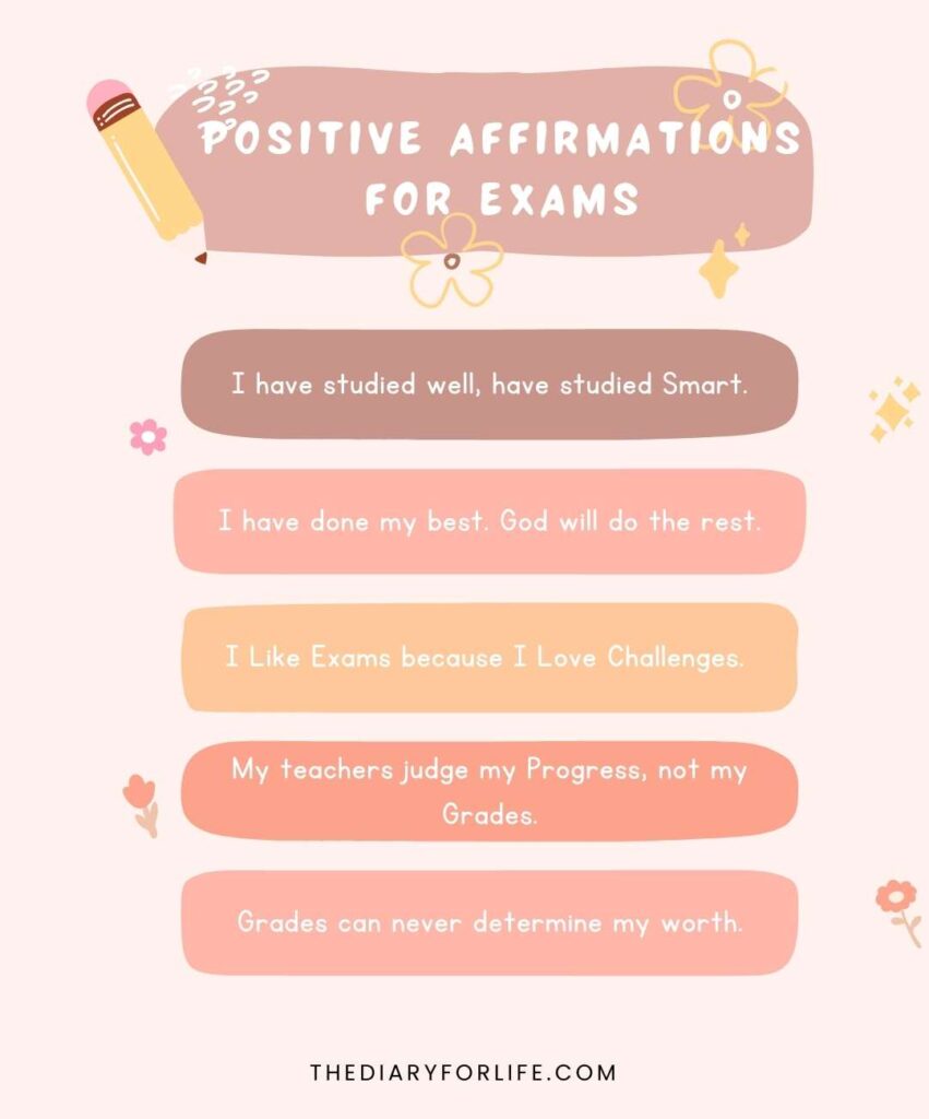 50 Powerful Positive Affirmations For Exams ThediaryforLife