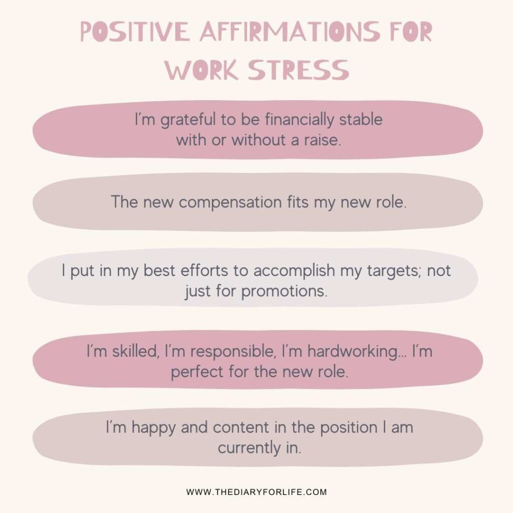 positive affirmations for work life balance