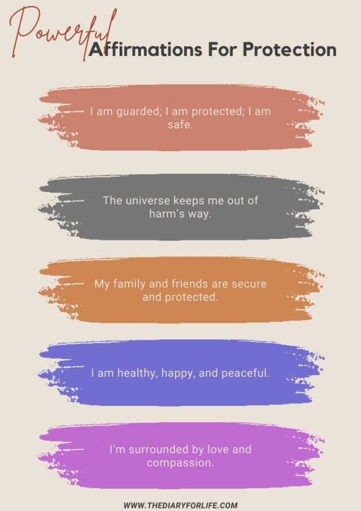 Affirmations for protection