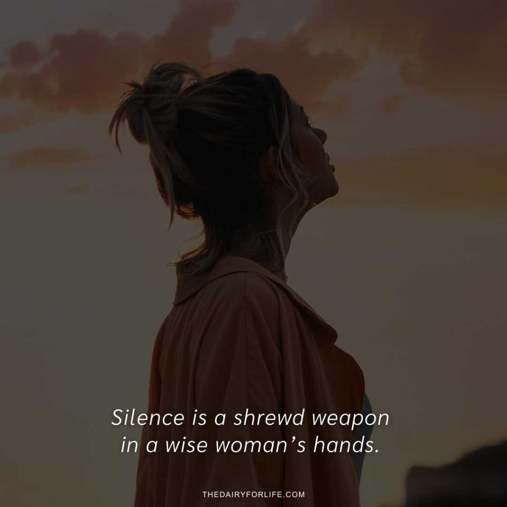 Woman Silence Quotes