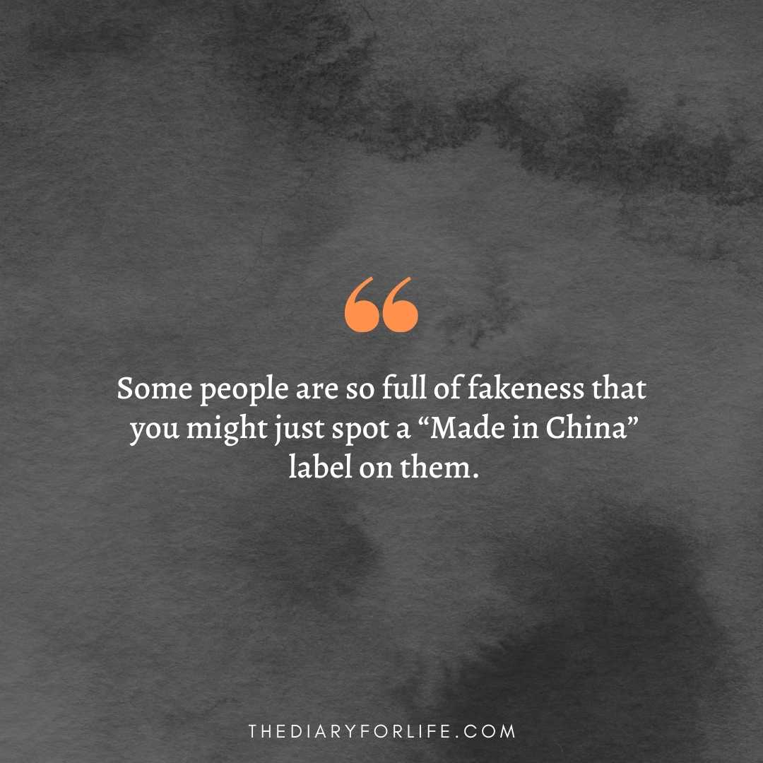 100+ Meaningful Fake People Quotes & Sayings - ThediaryforLife
