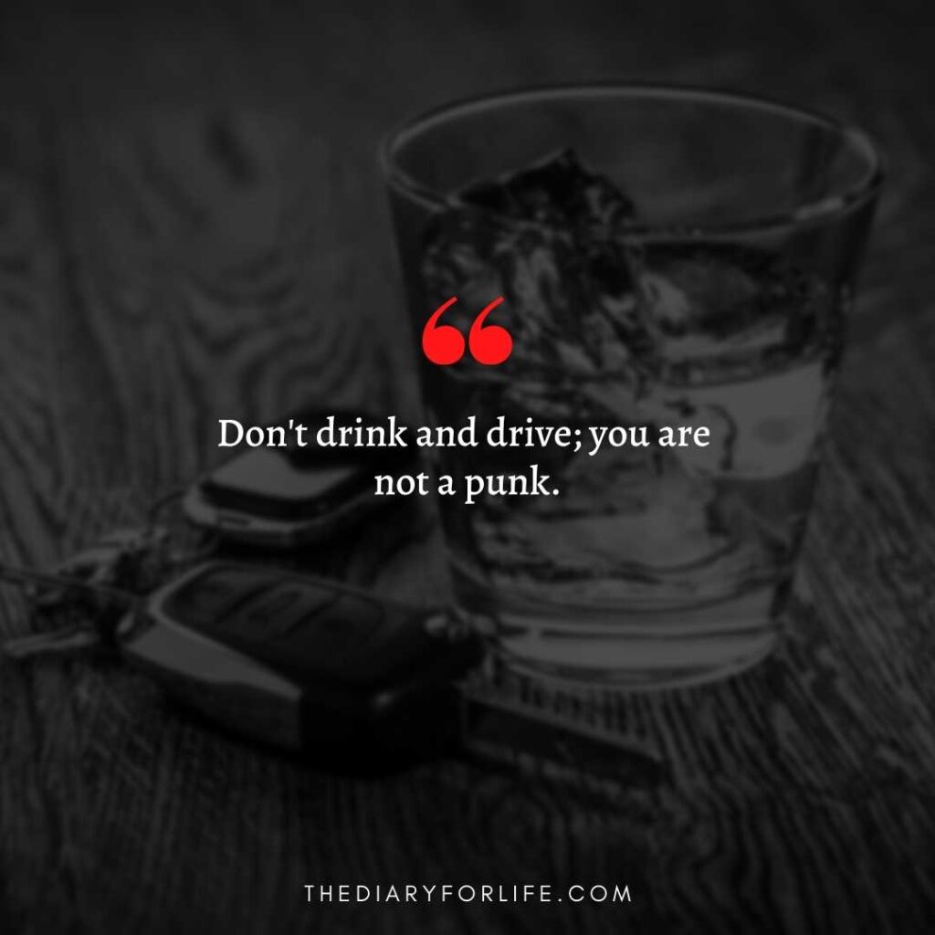 quotes about drinking and driving