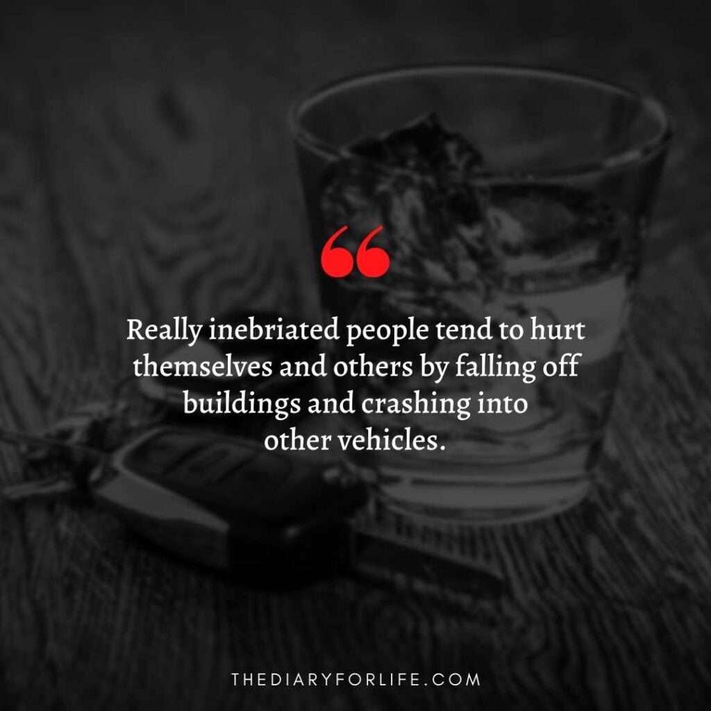 quotes about drinking and driving