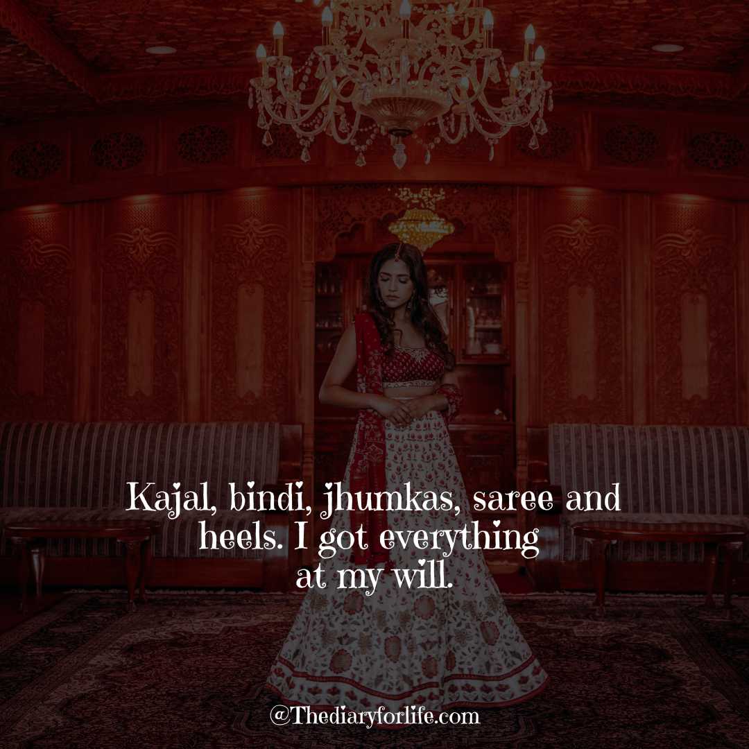 50+ Cool Saree Quotes For Instagram