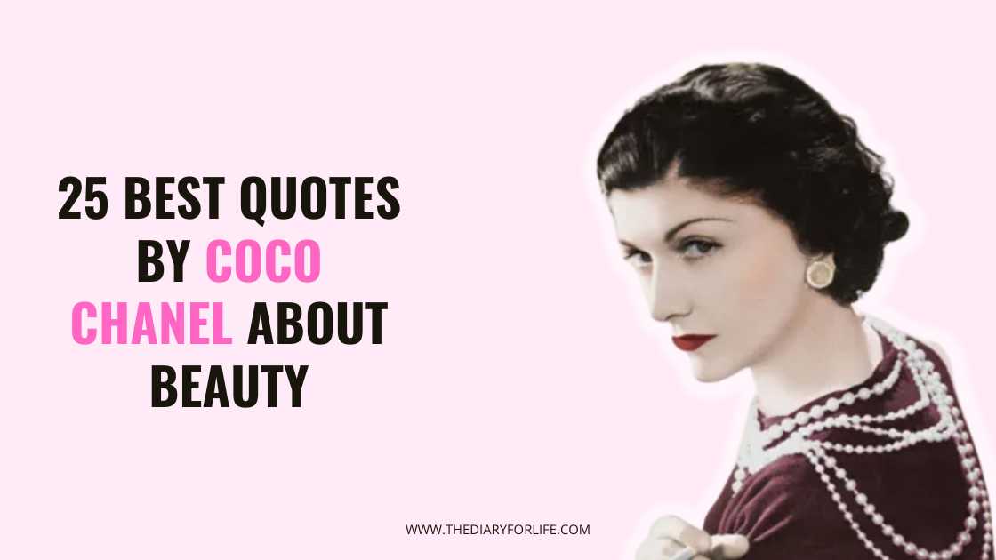 best quotes by Coco Chanel about beauty.