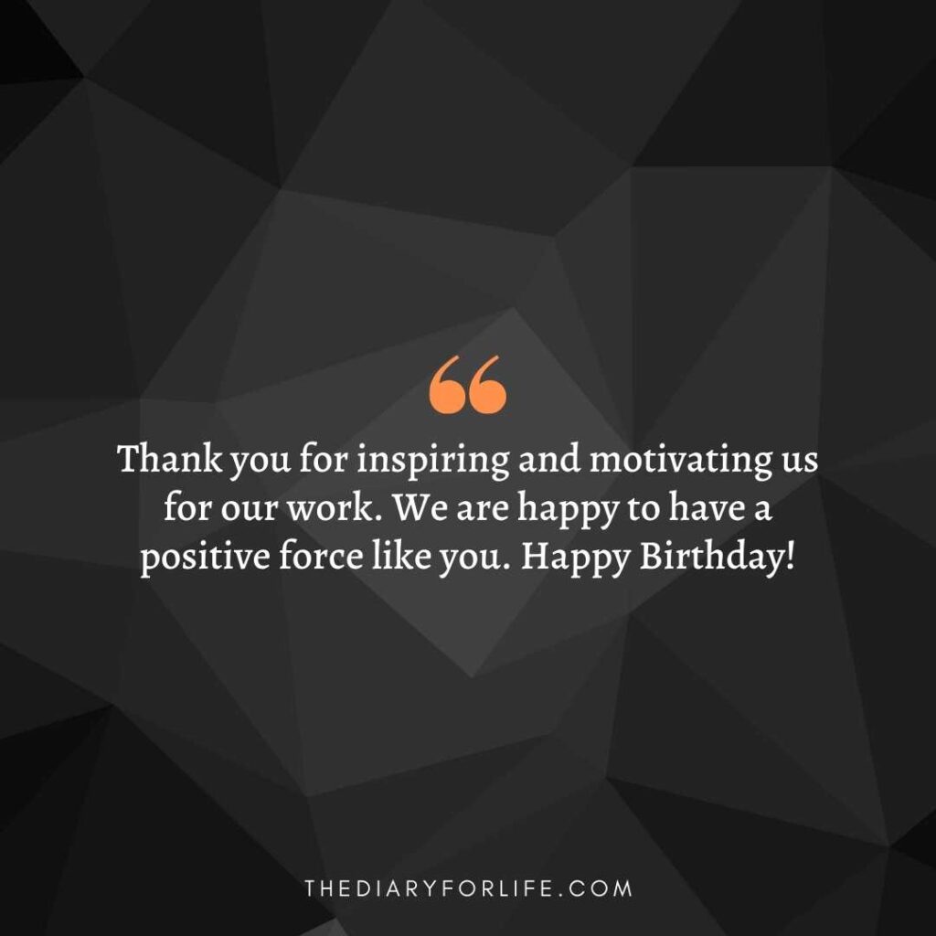 Happy Birthday Wishes For Coworkers