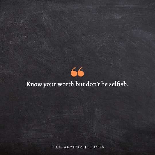 Selfish World Quotes