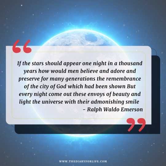 Quotes about the moon and the stars
