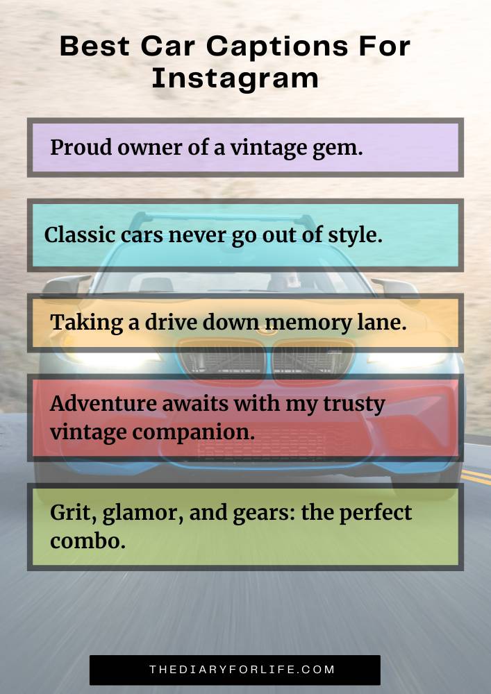 Car Captions For Instagram