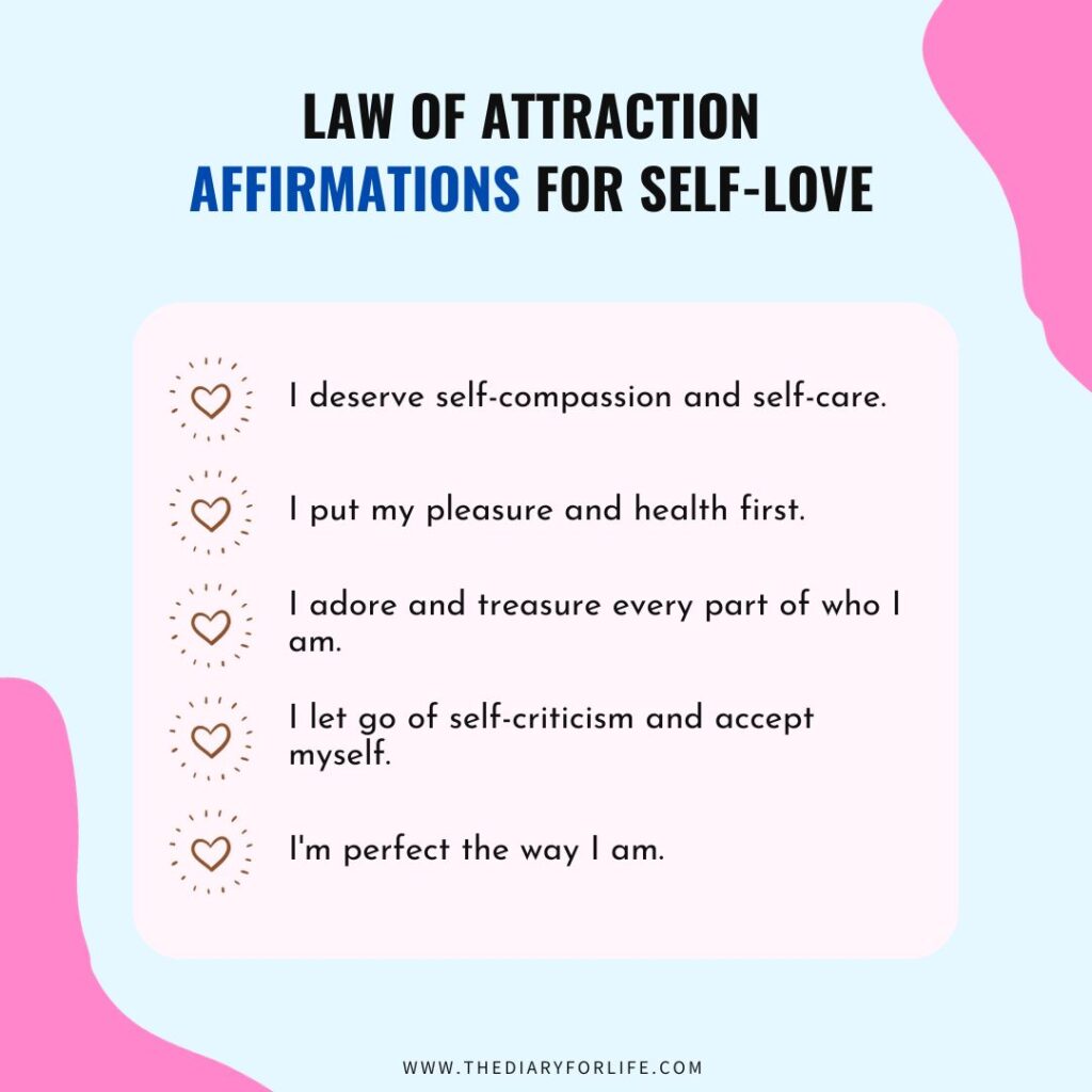 Law of Attraction Affirmations for Self-Love