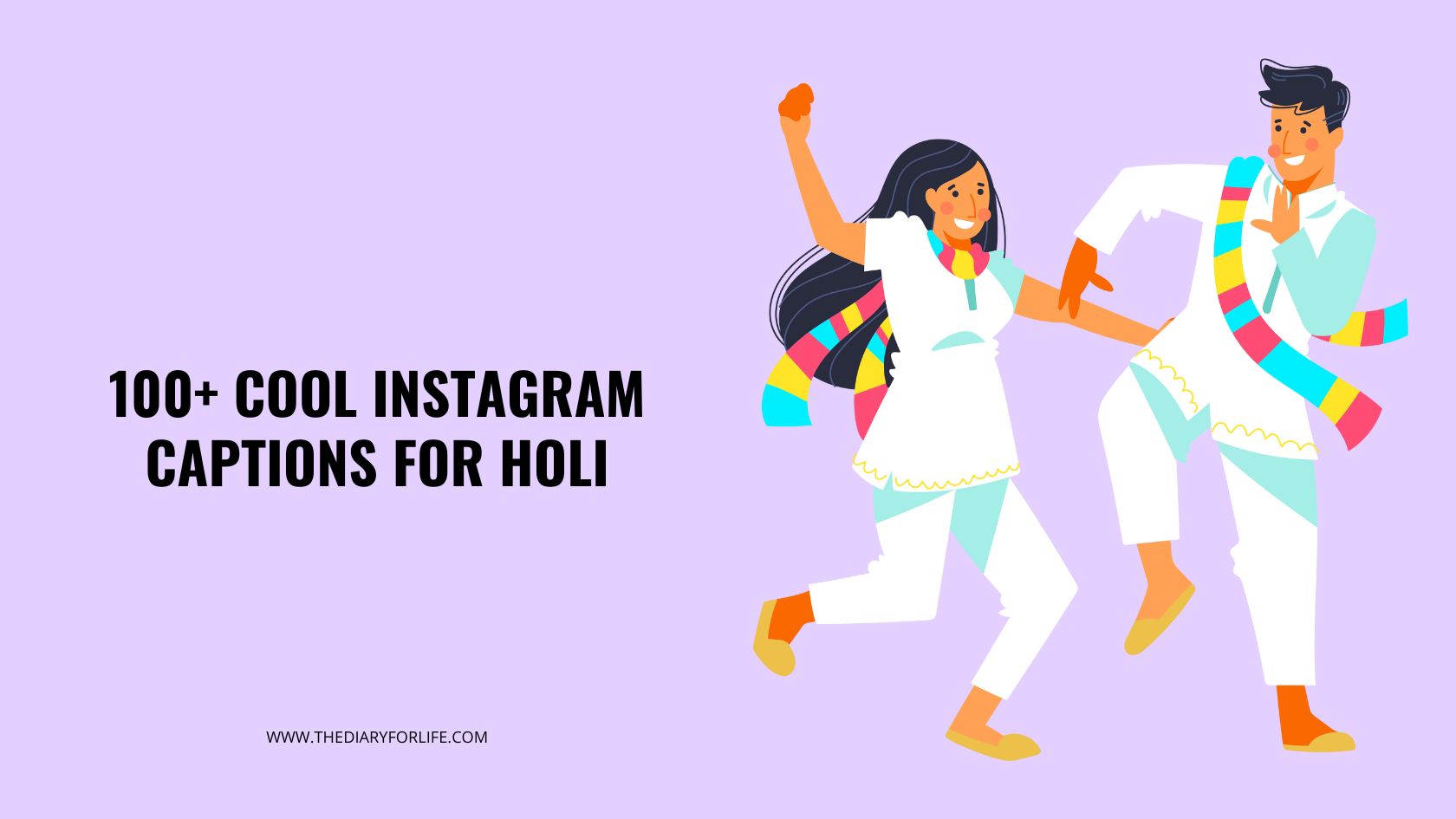 Instagram Captions For Holi